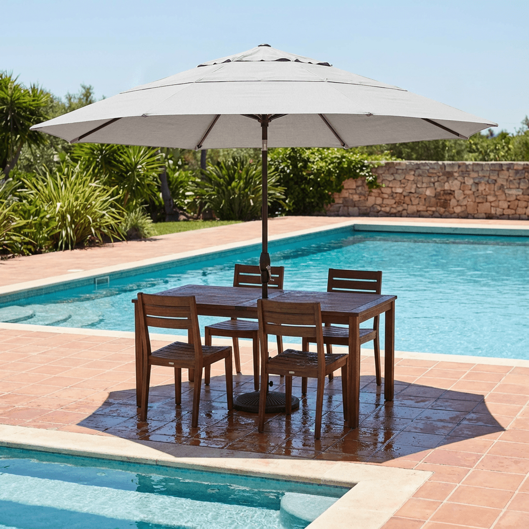 11' Auto Tilt Outdoor Umbrella | Octagon