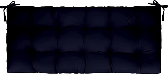 Tufted Bench Cushion with Ties, 36" x 14", Solid Colors