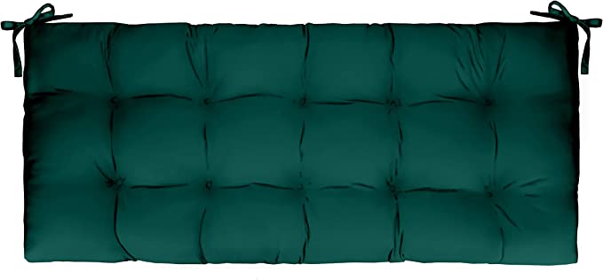 Tufted Bench Cushion with Ties, 36" x 14", Solid Colors