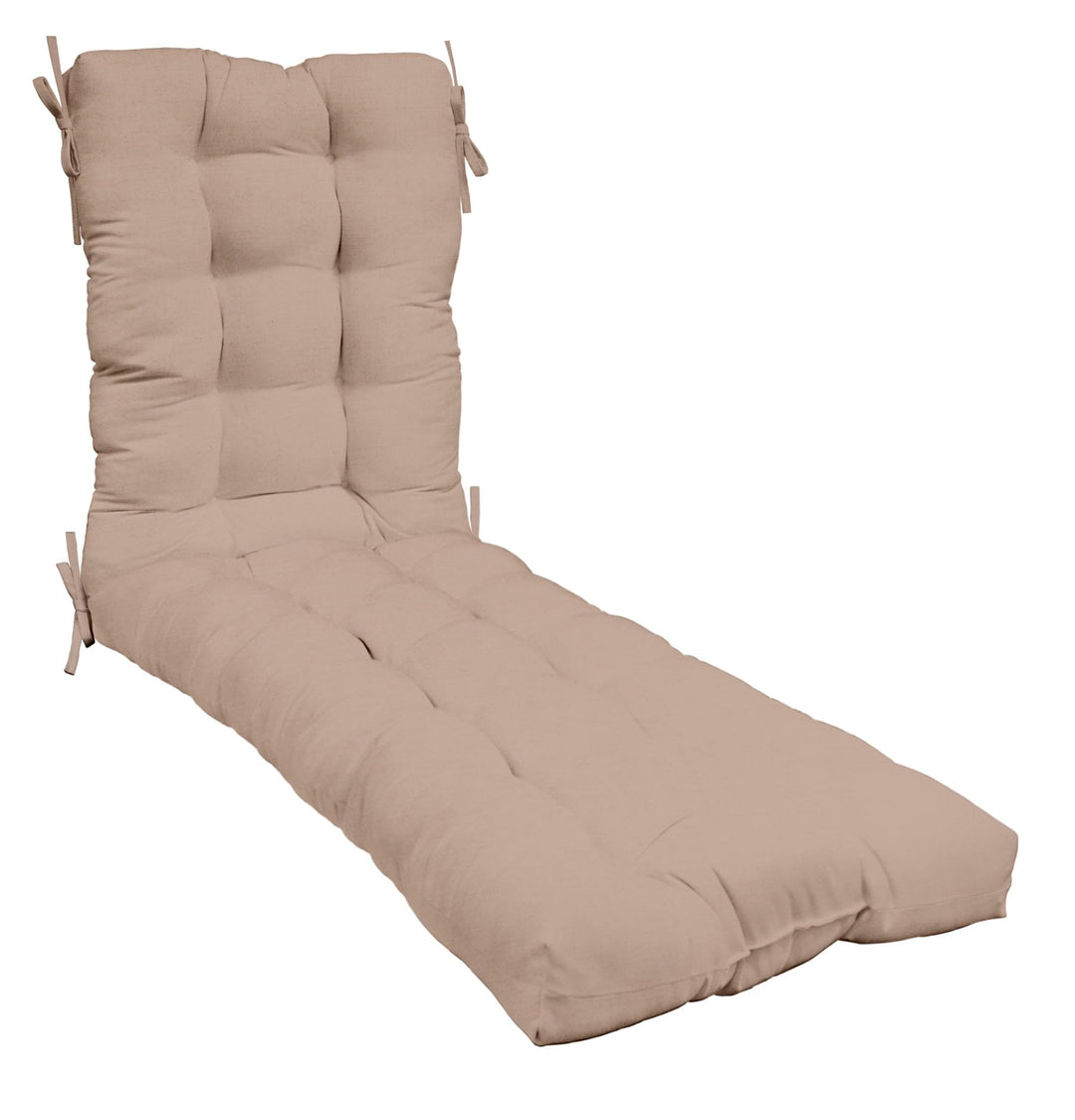 Sunbrella Play Chaise Lounge Chair Cushion 72x22 Tufted