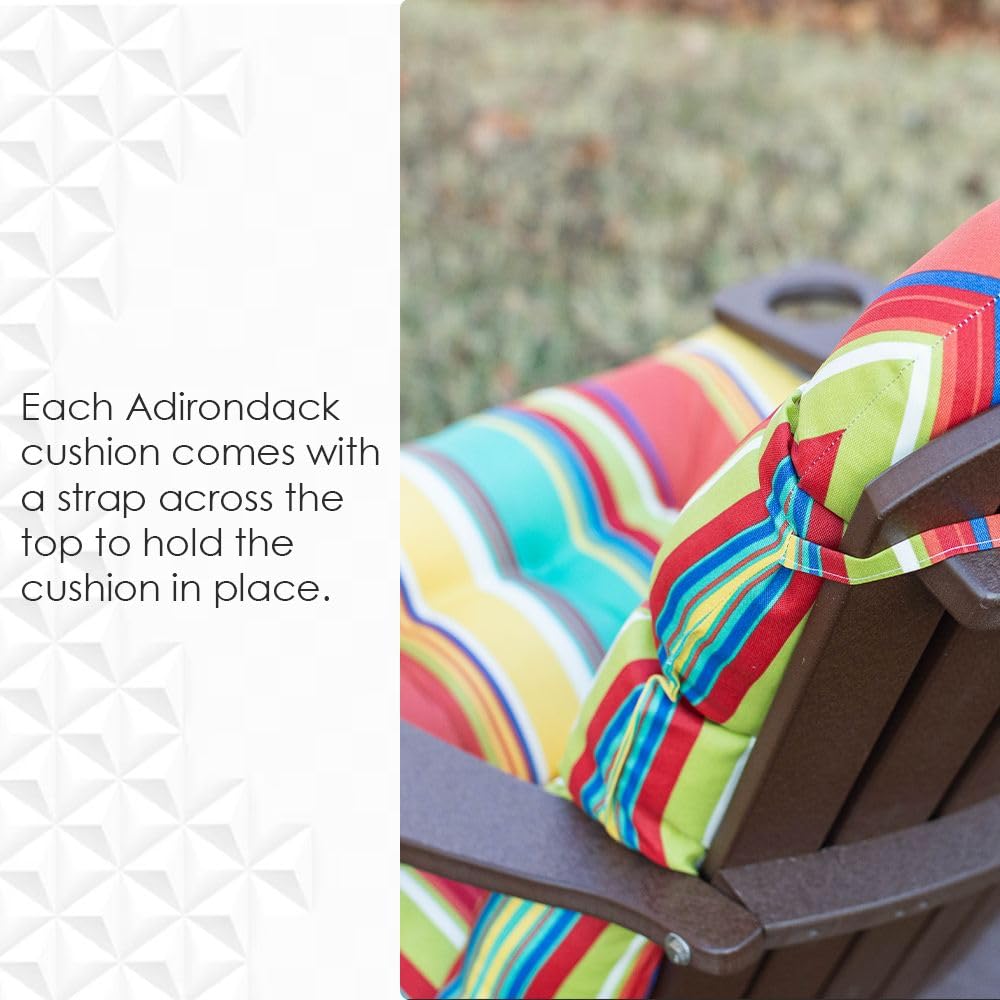 RSH DECOR: Foam Adirondack Chair Cushion | 48” x 20” x 2” | All-Weathe ...
