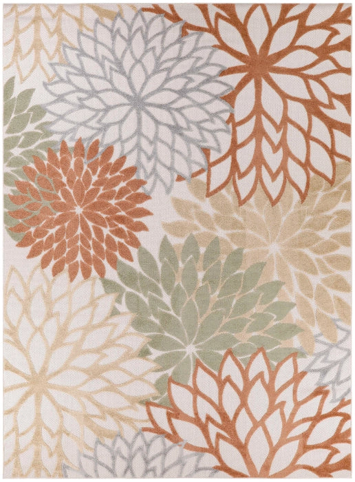 Nourison Rug Aloha ALH05 Ivory Multicolor Area Rug