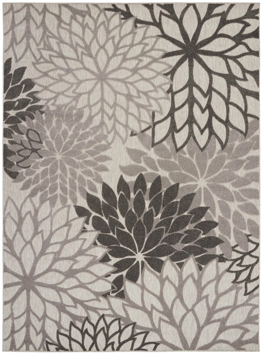 Nourison Rug Aloha ALH05 Silver Grey Area Rug