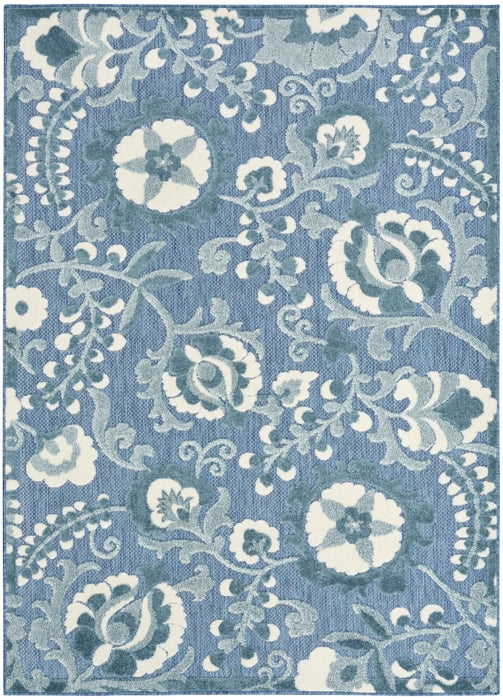 Nourison Rugs Aloha ALH17 Blue Area Rug
