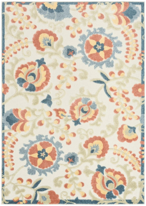Nourison Rugs Aloha ALH17 Grey Multicolor Area Rug