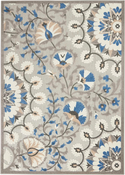 Nourison Rugs Aloha ALH20 Grey Multicolor Area Rug