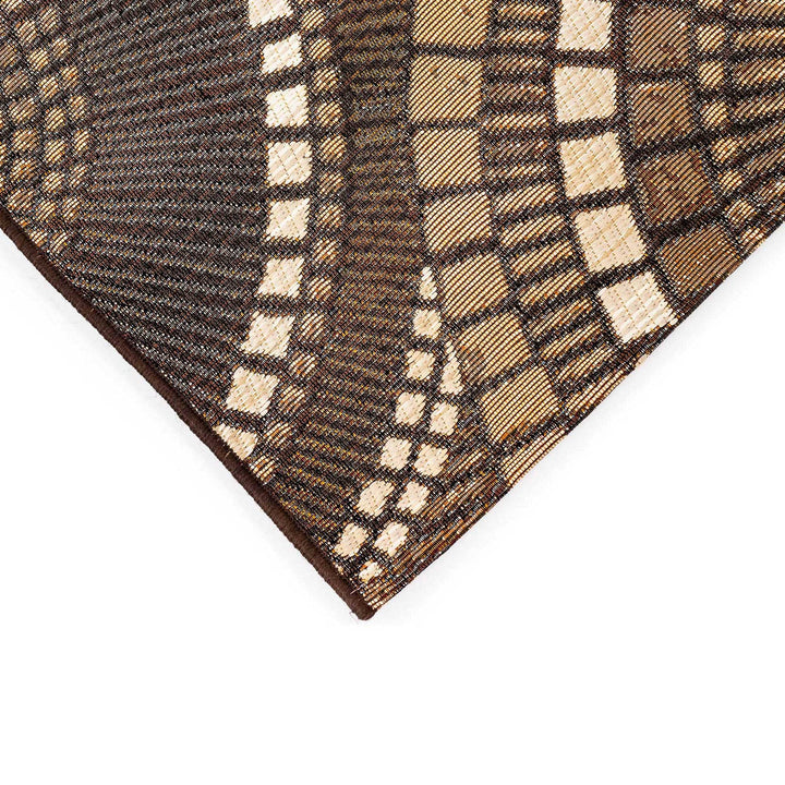 Liora Manne Marina Circles Indoor/Outdoor Rug | Brown