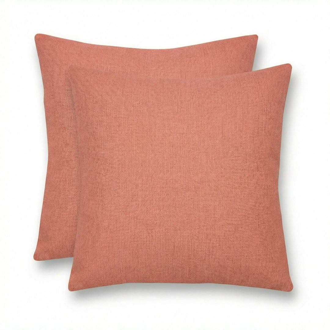 Designer Select Solids Set of 2 Square Throw Pillows - RSH Decor