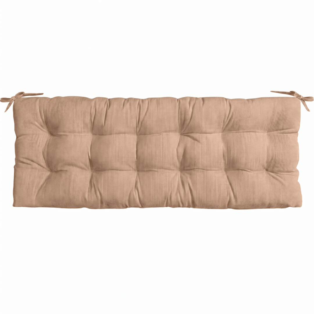 Designer Select Solids Tufted Bench Cushion with Ties - RSH Decor