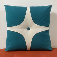 Sunbrella Astro Pillow in Peacock/Off-White
