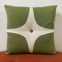 Sunbrella Astro Pillow in Cilantro/Off-White