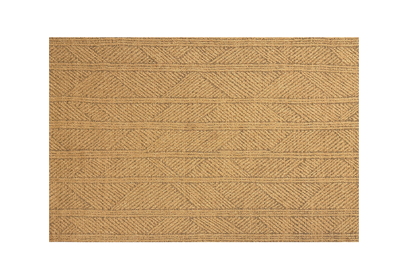 Herringbone Almond Outdoor Rug | Treasure Garden