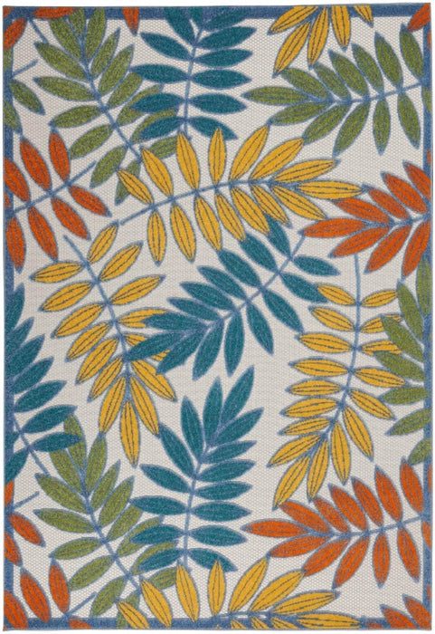Nourison Rugs Aloha ALH18 Ivory Multicolor Area Rug