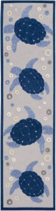 Nourison Rugs Aloha ALH27 Navy Blue Area Rug