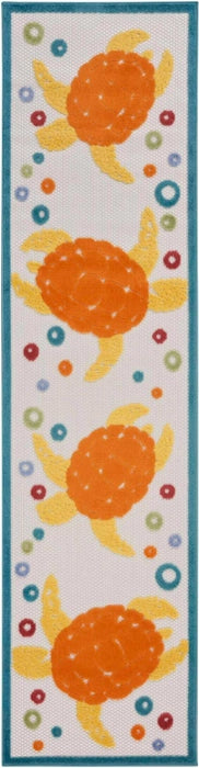 Nourison Rugs Aloha ALH27 Teal Multicolor Area Rug