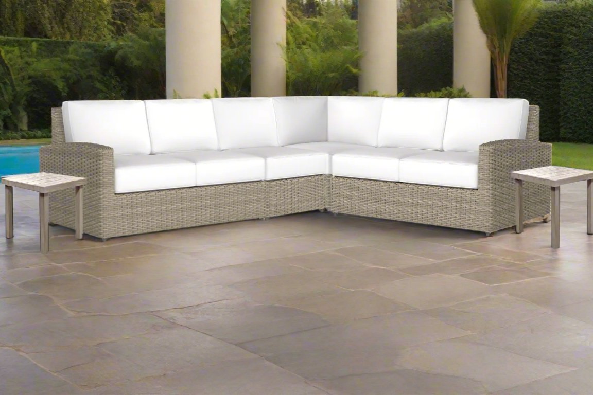 Biscayne 4 Piece Sectional | Phisco Outdoor – RSH Decor