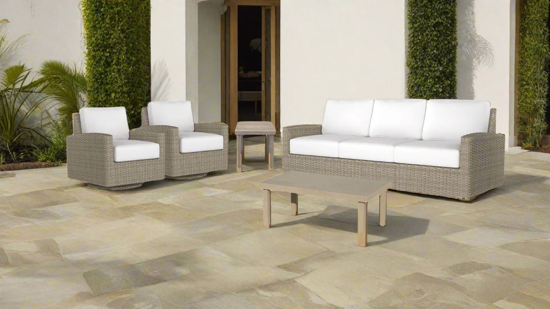 Biscayne Sofa and Swivel Rocker Chairs Set | Phisco Outdoor - RSH Decor