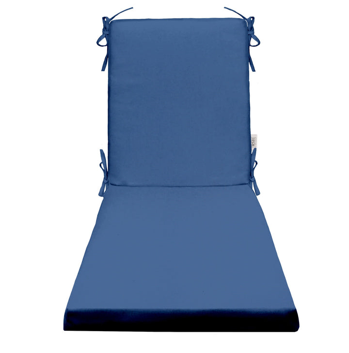 Chaise Lounge Chair Cushion | Foam | 72" H x 21" W | Sunbrella Canvas Capri Blue - RSH Decor