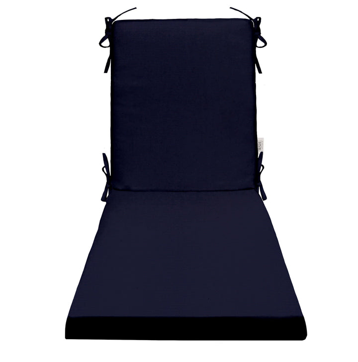 Chaise Lounge Chair Cushion | Foam | 72" H x 21" W | Sunbrella Canvas Navy - RSH Decor