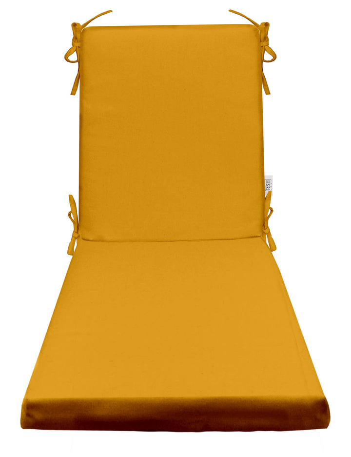 Chaise Lounge Chair Cushion | Foam | 72" H x 21" W | Sunbrella Canvas Sunflower Yellow - RSH Decor