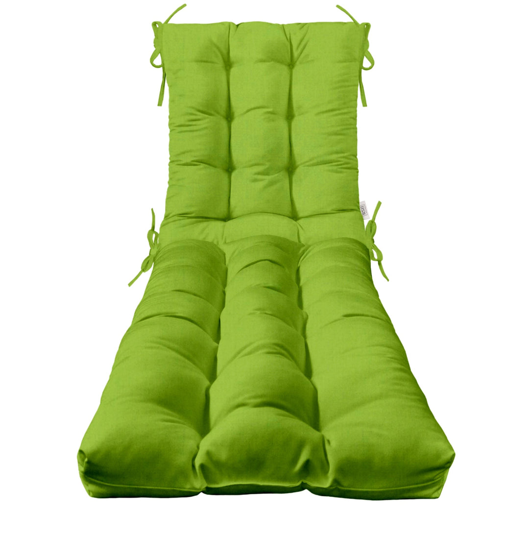 Chaise Lounge Chair Cushion | Tufted | 72" H x 22" W | Sunbrella Canvas Macaw - RSH Decor