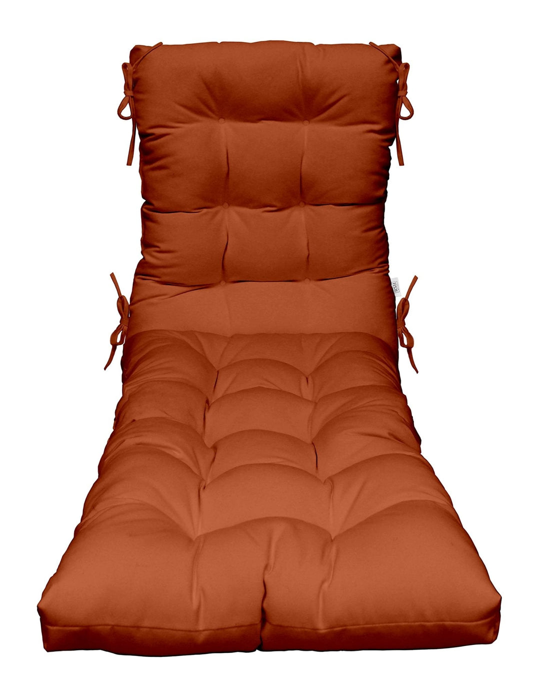 Chaise Lounge Chair Cushion | Tufted | 72" H x 22" W | Sunbrella Canvas Rust - RSH Decor
