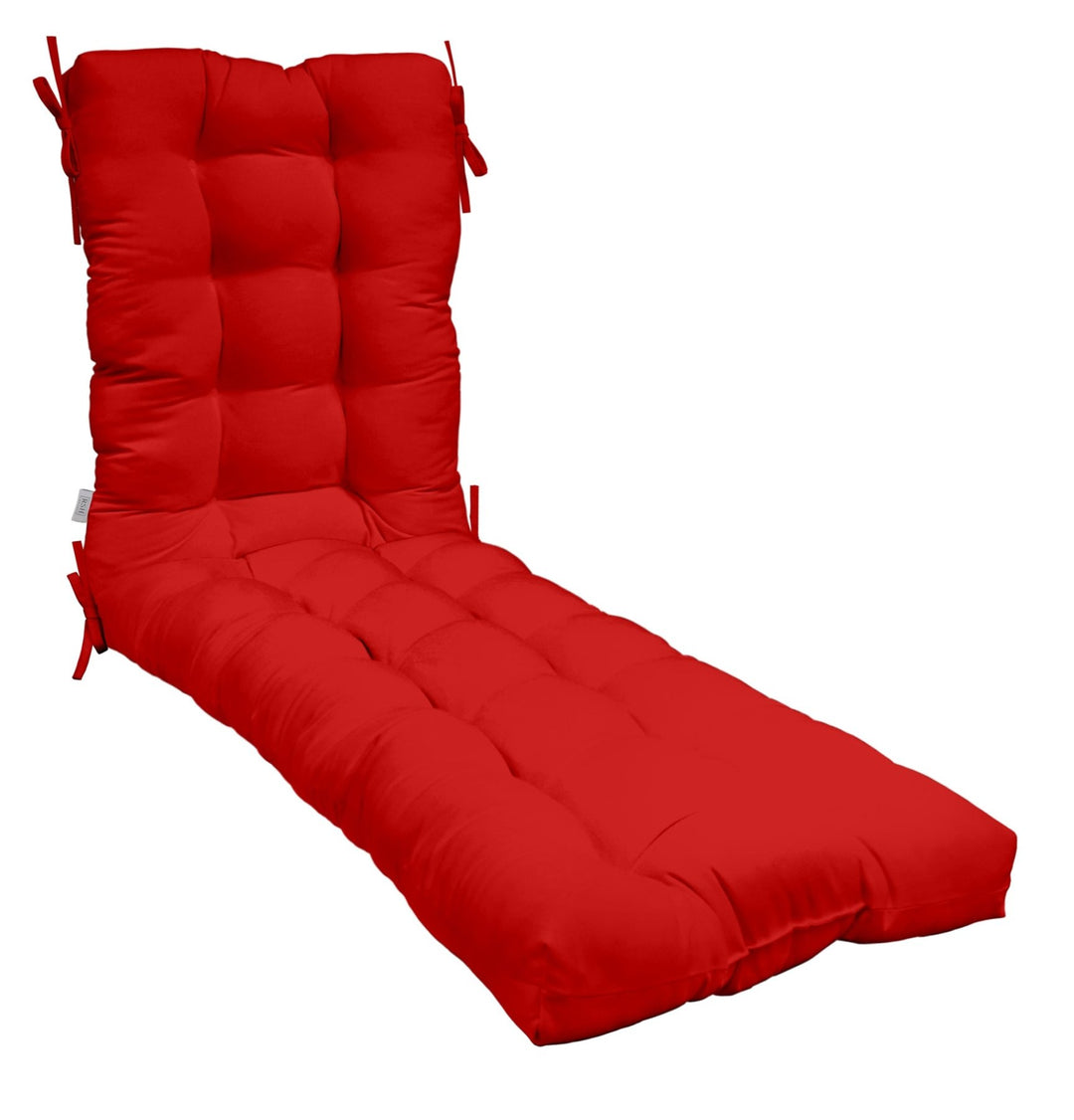 Chaise Lounge Chair Cushion | Tufted | Sunbrella Basics - RSH Decor