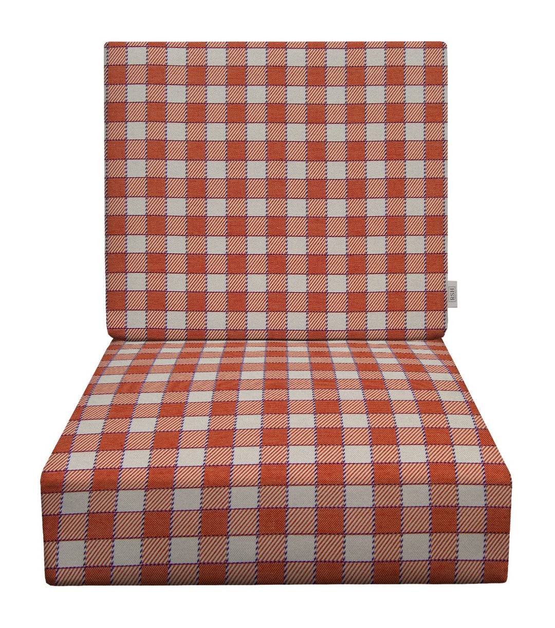 Deep Seating Foam Back Chair Cushion Set | Sunbrella Patterns - RSH Decor