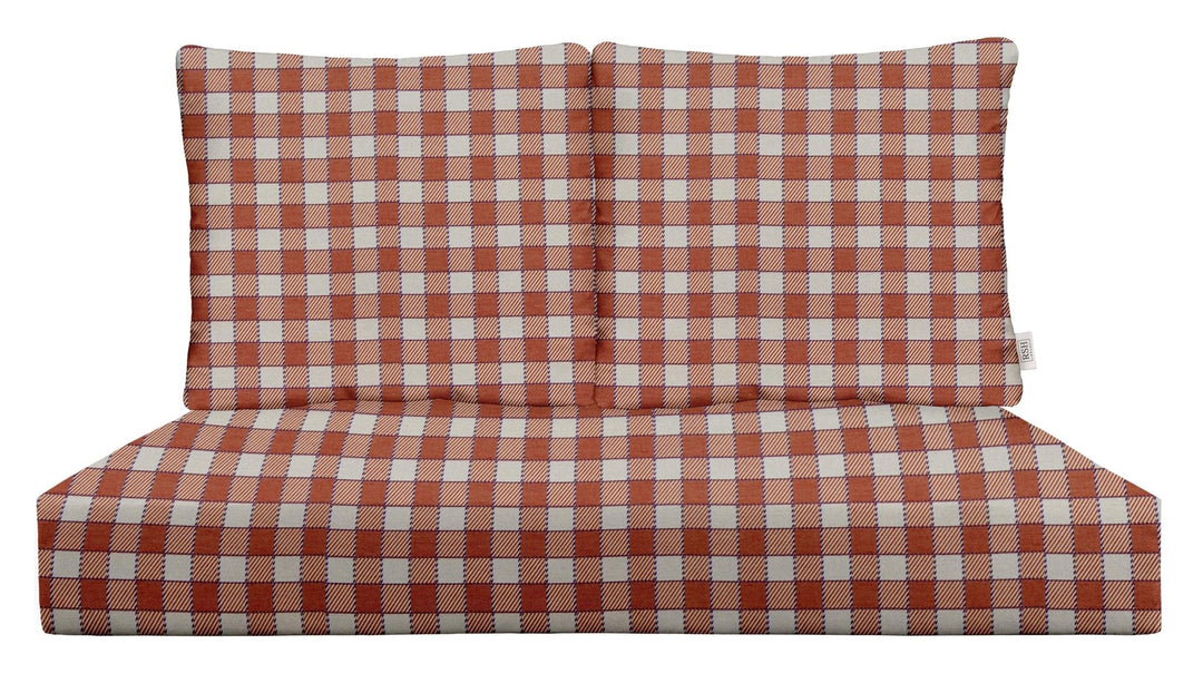 Deep Seating Loveseat Cushion Set | 46" x 26" | Sunbrella Patterns - RSH Decor