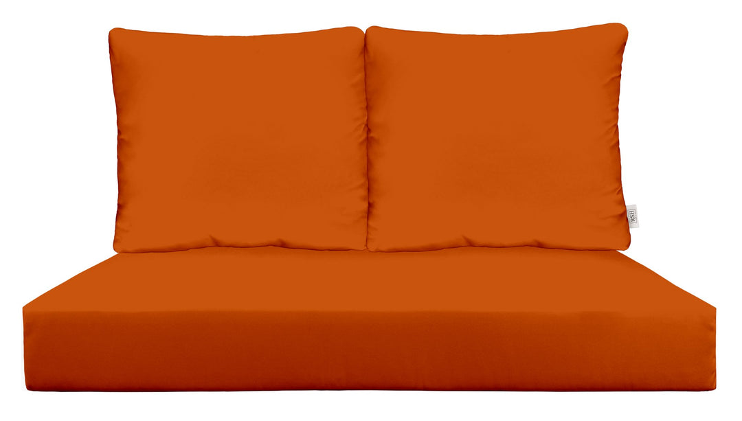 Deep Seating Loveseat Cushion Set | 46" x 26" | Sunbrella Performance Fabric | Sunbrella Canvas Tuscan - RSH Decor