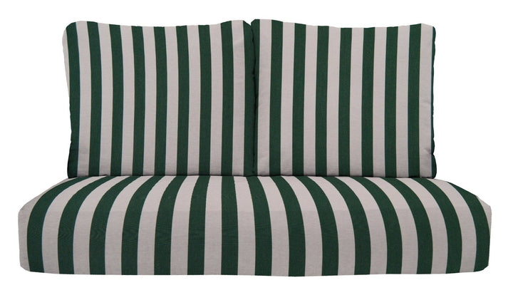 Deep Seating Loveseat Cushion Set | 46" x 26" | Sunbrella Performance Fabric | Sunbrella Mason Forest Green - RSH Decor