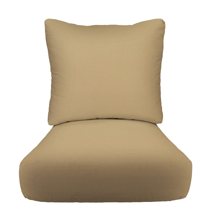 Deep Seating Pillow Back Chair Cushion Set | Sunbrella Performance Fabric | Sunbrella Canvas Antique Beige - RSH Decor