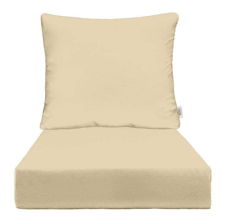 Deep Seating Pillow Back Chair Cushion Set | Sunbrella Solids - RSH Decor