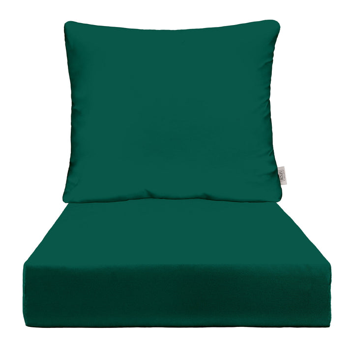 Deep Seating Pillow Back Chair Cushion Set | Sunbrella Solids - RSH Decor