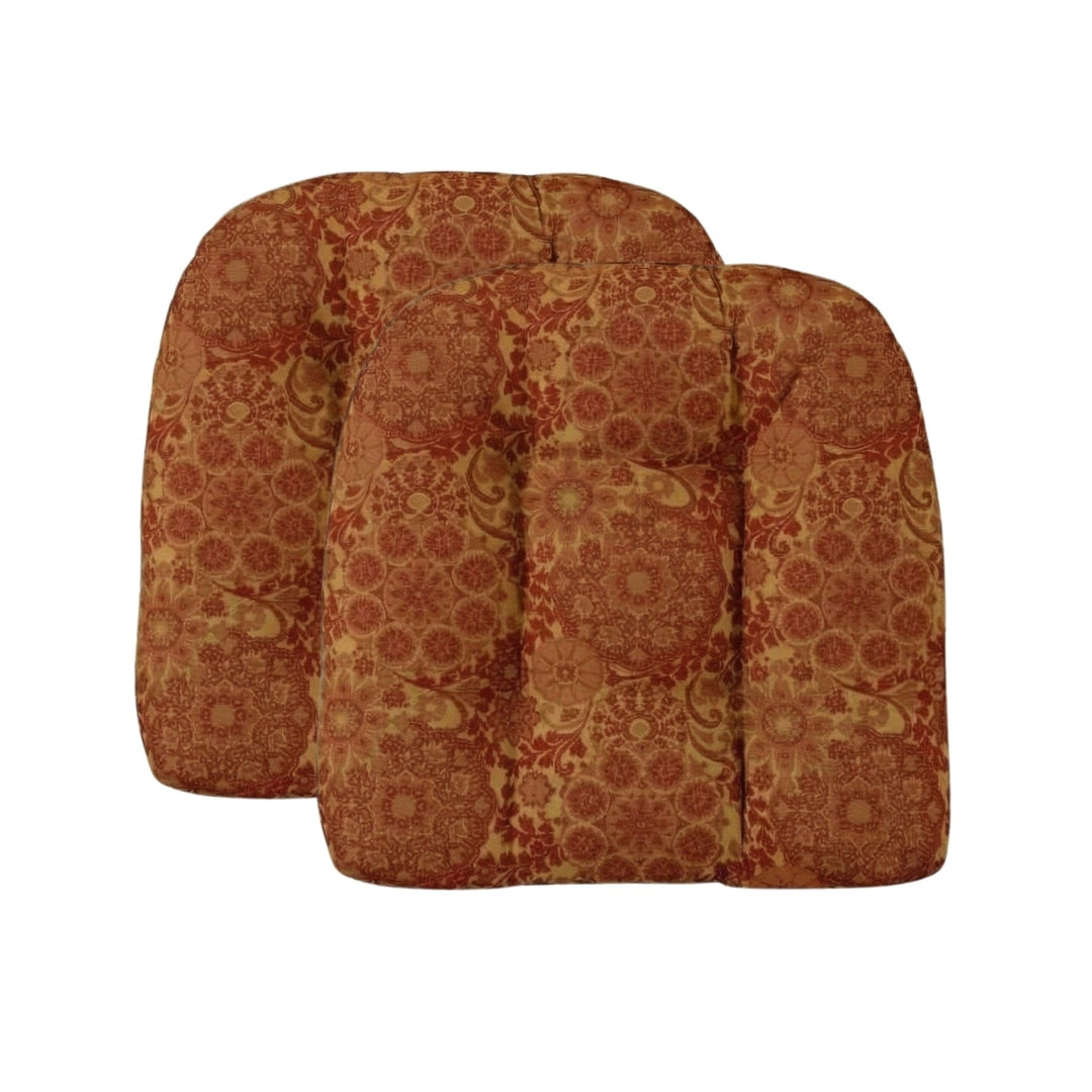 Designer Select Patterns Tufted U - Shape Wicker Seat Cushion - RSH Decor