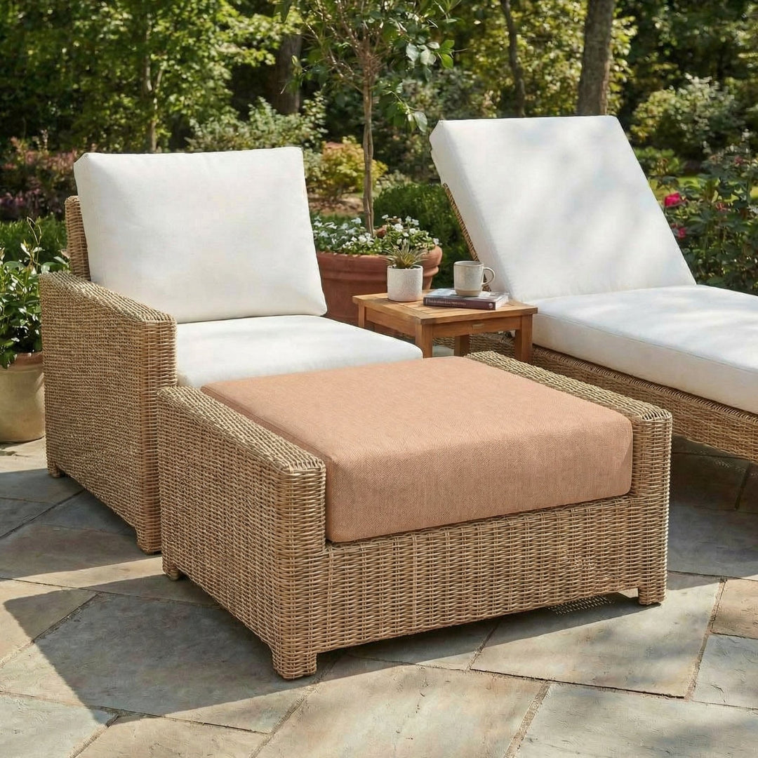 Designer Select Solids Foam Ottoman - RSH Decor