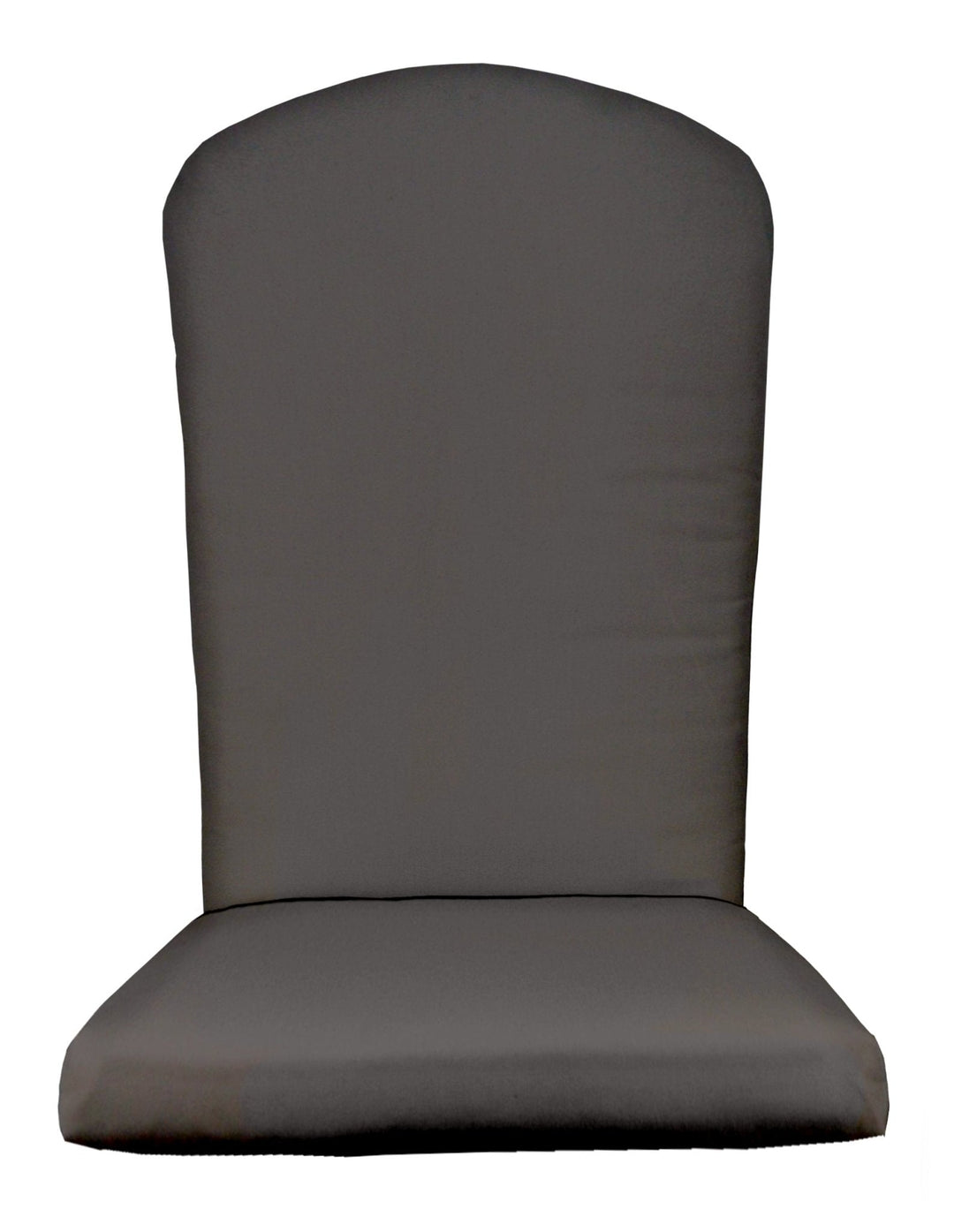 Foam Adirondack Cushion | 41" H x 19" W x 2" Thick | Sunbrella Performance Fabric | Sunbrella Canvas Charcoal Grey - RSH Decor