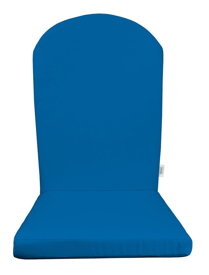 Foam Adirondack Cushion | 41" H x 19" W x 2" Thick | Sunbrella Performance Fabric | Sunbrella Canvas Pacific Blue - RSH Decor