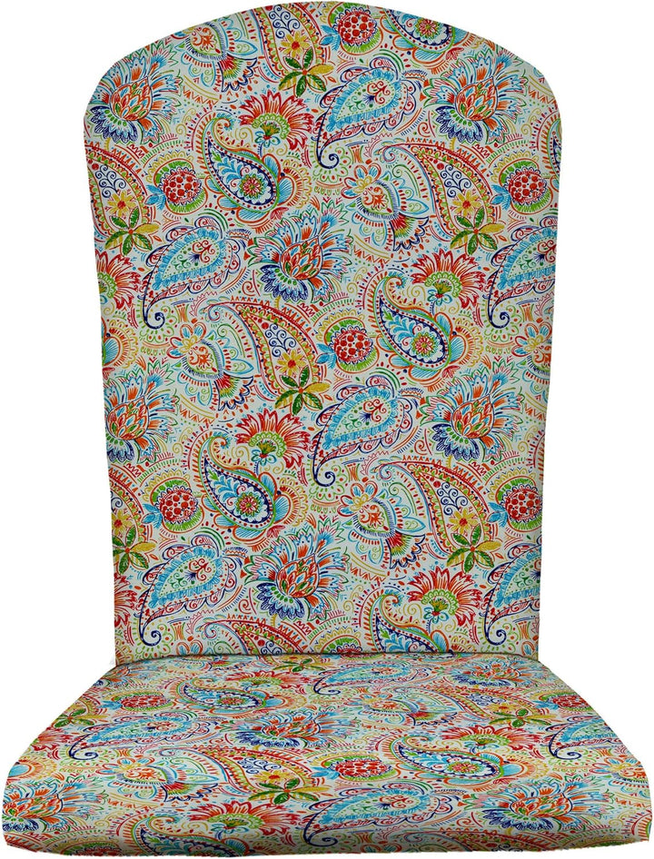 Foam Adirondack/Rocking Chair Cushion | 48” H x 20” W x 2" Thick | Thin Line Paisley | SUMMER FLASH SALE - RSH Decor