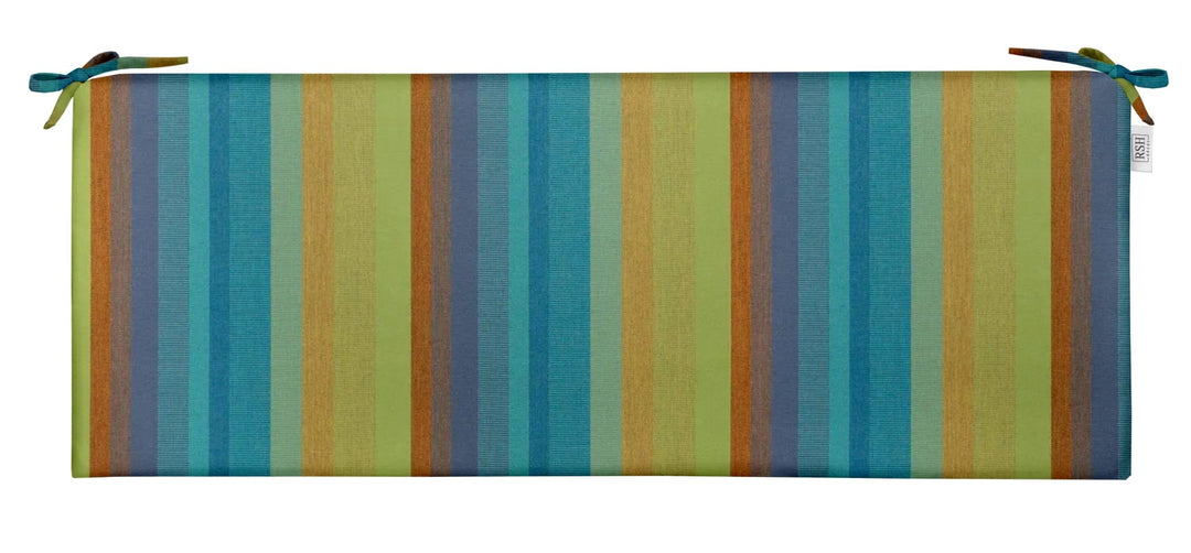 Foam Bench Cushion with Ties | Sunbrella Patterns - RSH Decor