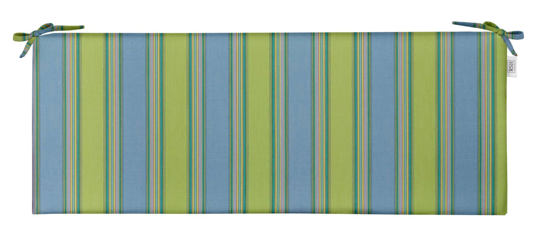 Foam Bench Cushion with Ties | Sunbrella Patterns - RSH Decor