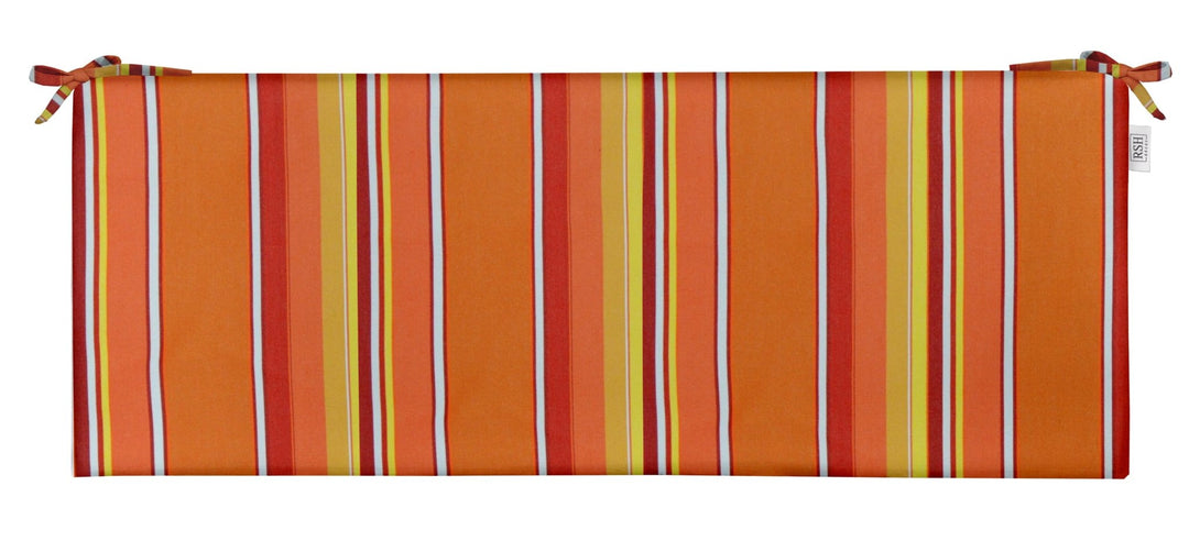 Foam Bench Cushion with Ties | Sunbrella Patterns - RSH Decor