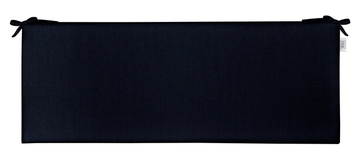 Foam Bench Cushion with Ties | Sunbrella Performance Fabric | Sunbrella Canvas Navy - RSH Decor