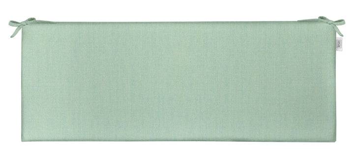 Foam Bench Cushion with Ties | Sunbrella Performance Fabric | Sunbrella Canvas Spa Blue - RSH Decor