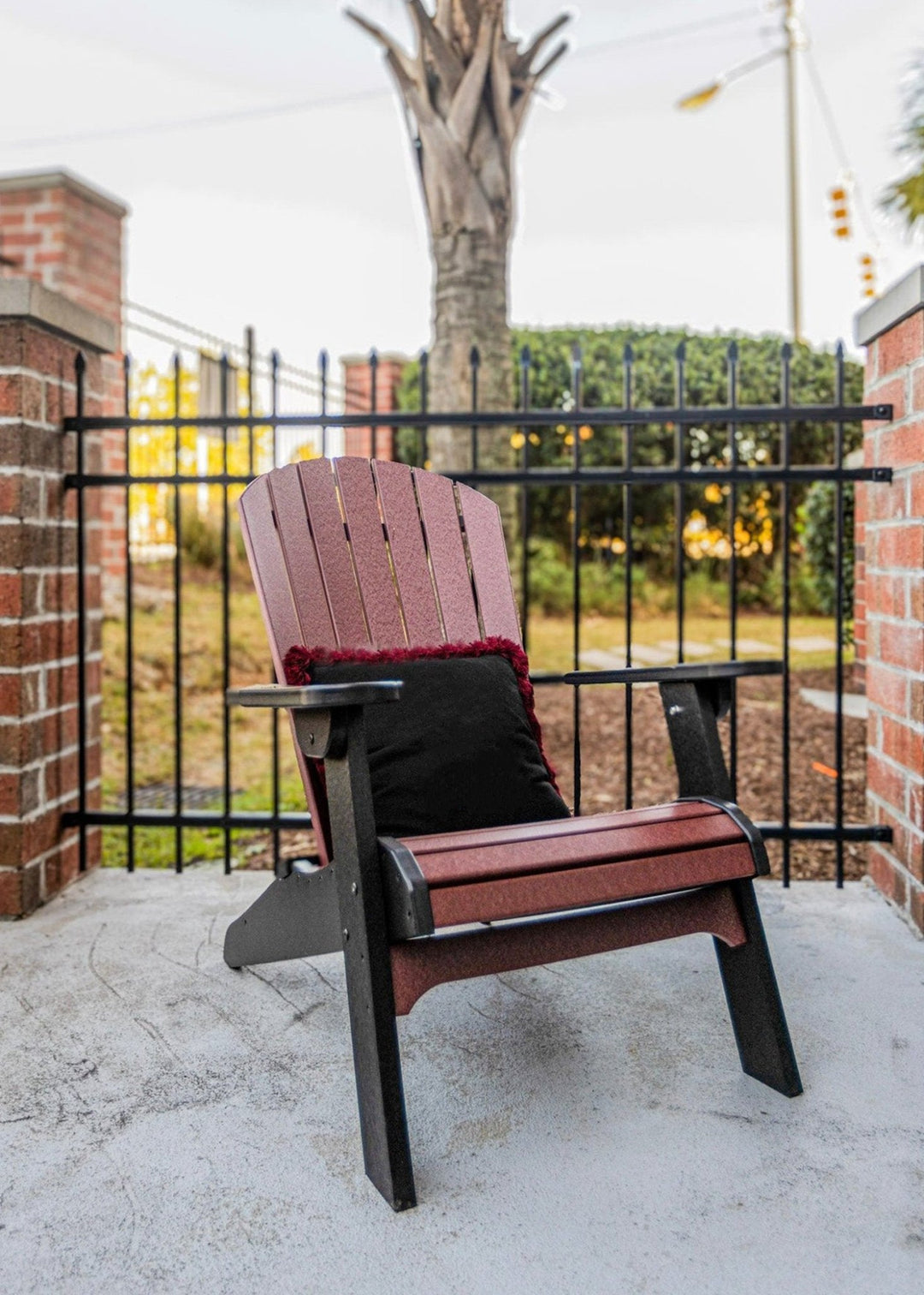 Garnet & Black Classic Adirondack Chair - RSH Decor