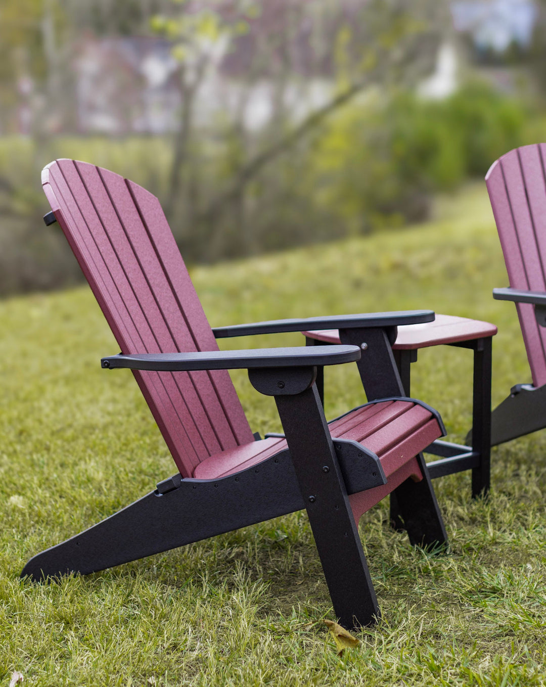 Garnet & Black Classic Adirondack Chair - RSH Decor