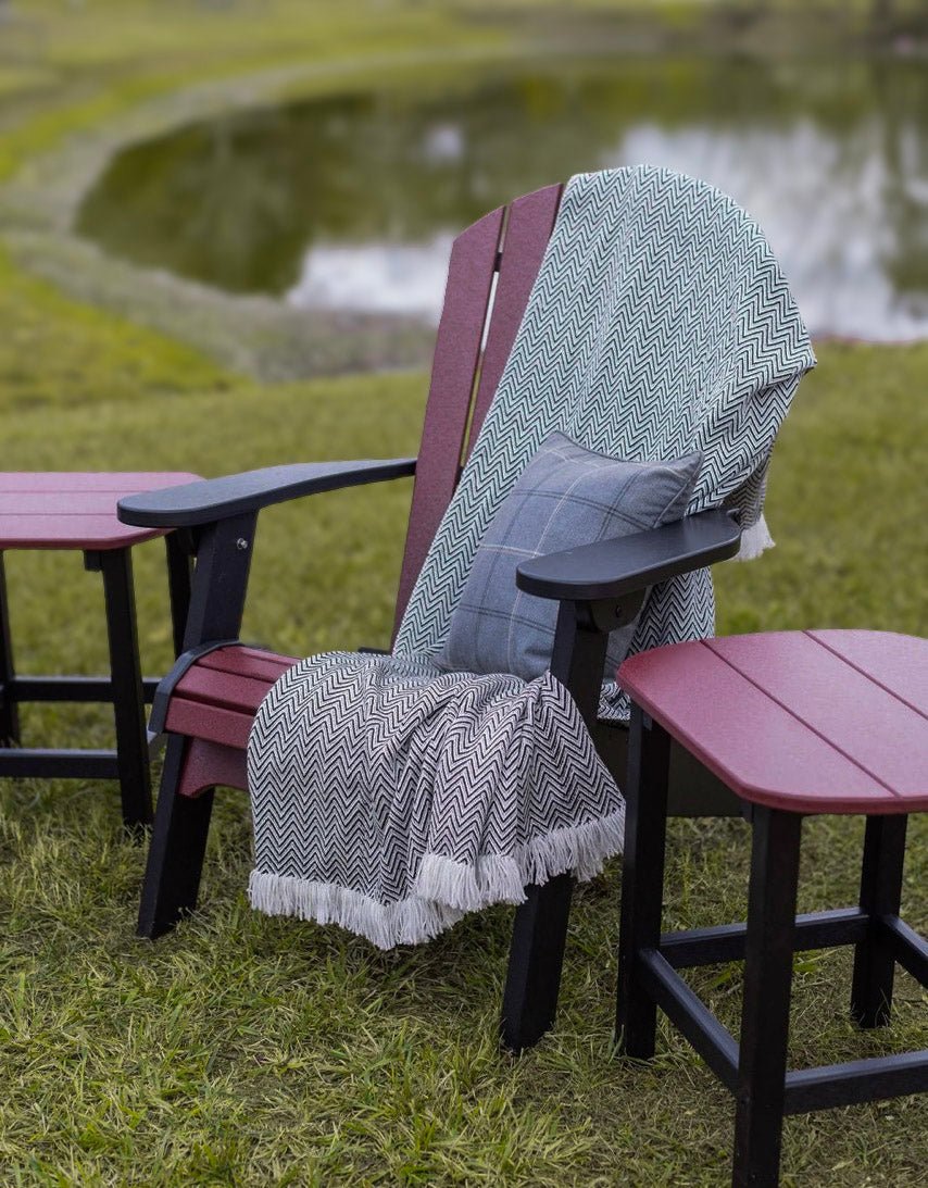 Garnet & Black Classic Adirondack Chair - RSH Decor
