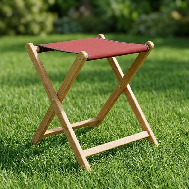 Garnet & Black Coastsetter Camp Stool - RSH Decor