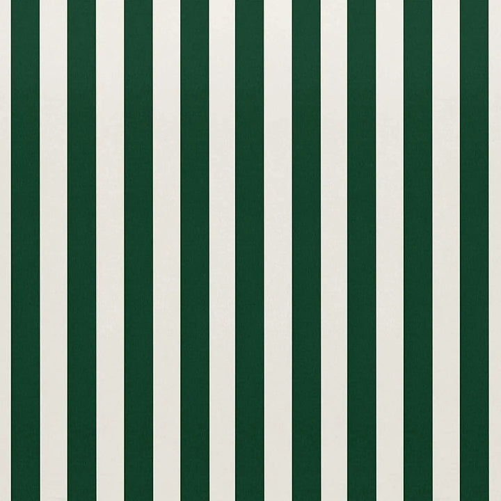 High Back Foam Chair Cushion | 44 x 22 x 3 | Hunter Green & White Stripe | SUMMER FLASH SALE - RSH Decor