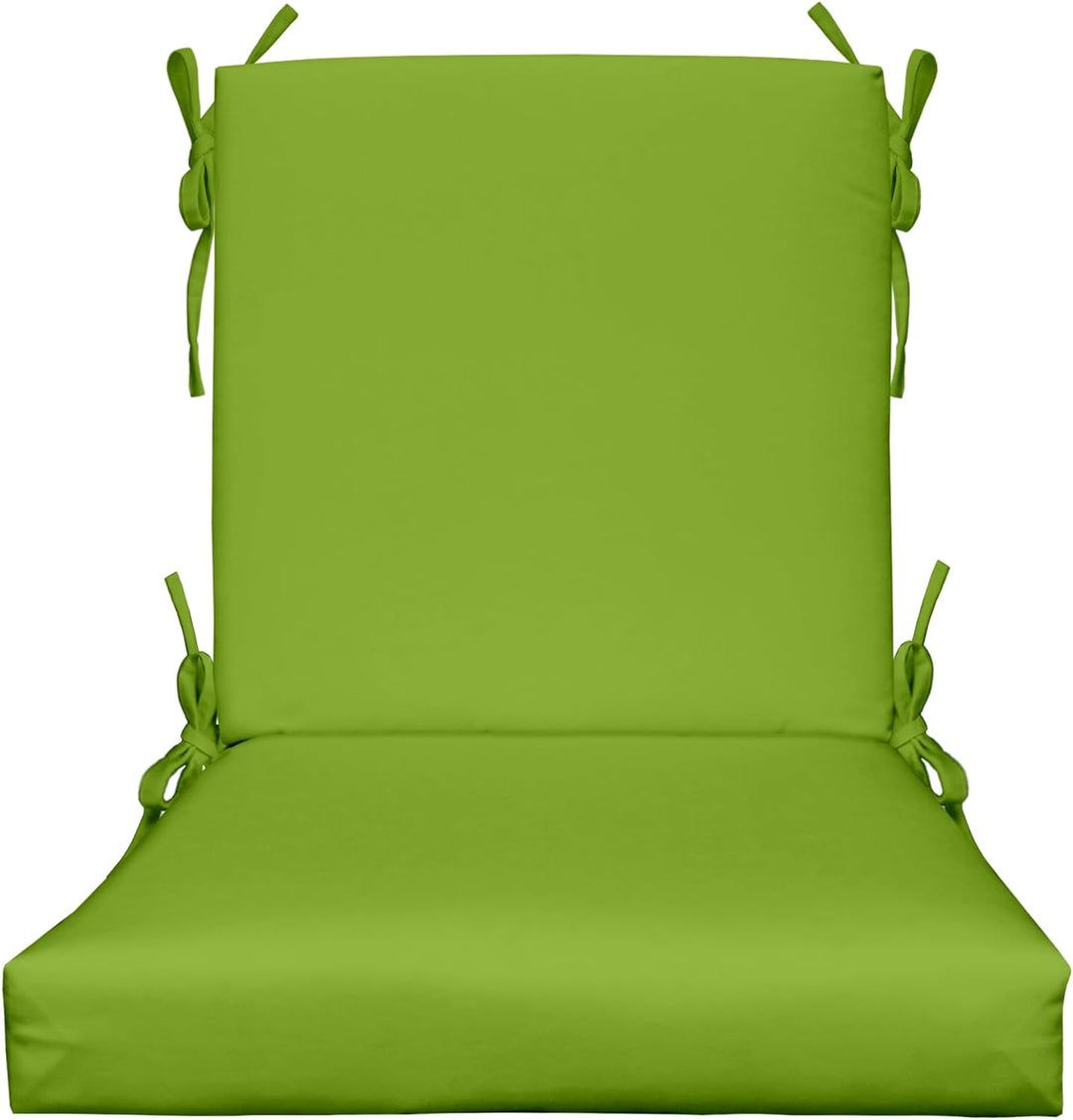 High Back Foam Chair Cushion | 44 x 22 x 3 | Kiwi Green | SUMMER FLASH SALE - RSH Decor
